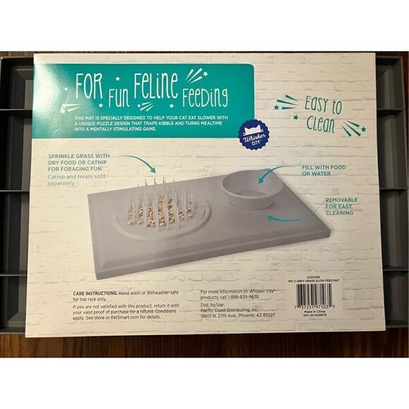 Pet Slow Feeder Mat With Bowl Set - Picture 8 of 12